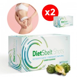 Diet Sbelt Shots - COMPLEMENTO ALIMENTICIO CON FIBRA Y EXTRACTOS VEGETALES x2