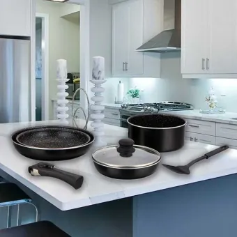 ✔ BATERÍA DE COCINA COMPLETA APILABLE, a un precio IRRESISTIBLE en Ofertaliux.com