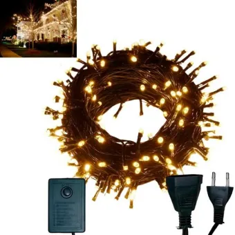 Luces de Navidad 500 LED, 7 modos, interior, cálida