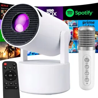 PROYECTOR SMART TV CON ALTAVOZ Y MICRÓFONO BLUETOOTH